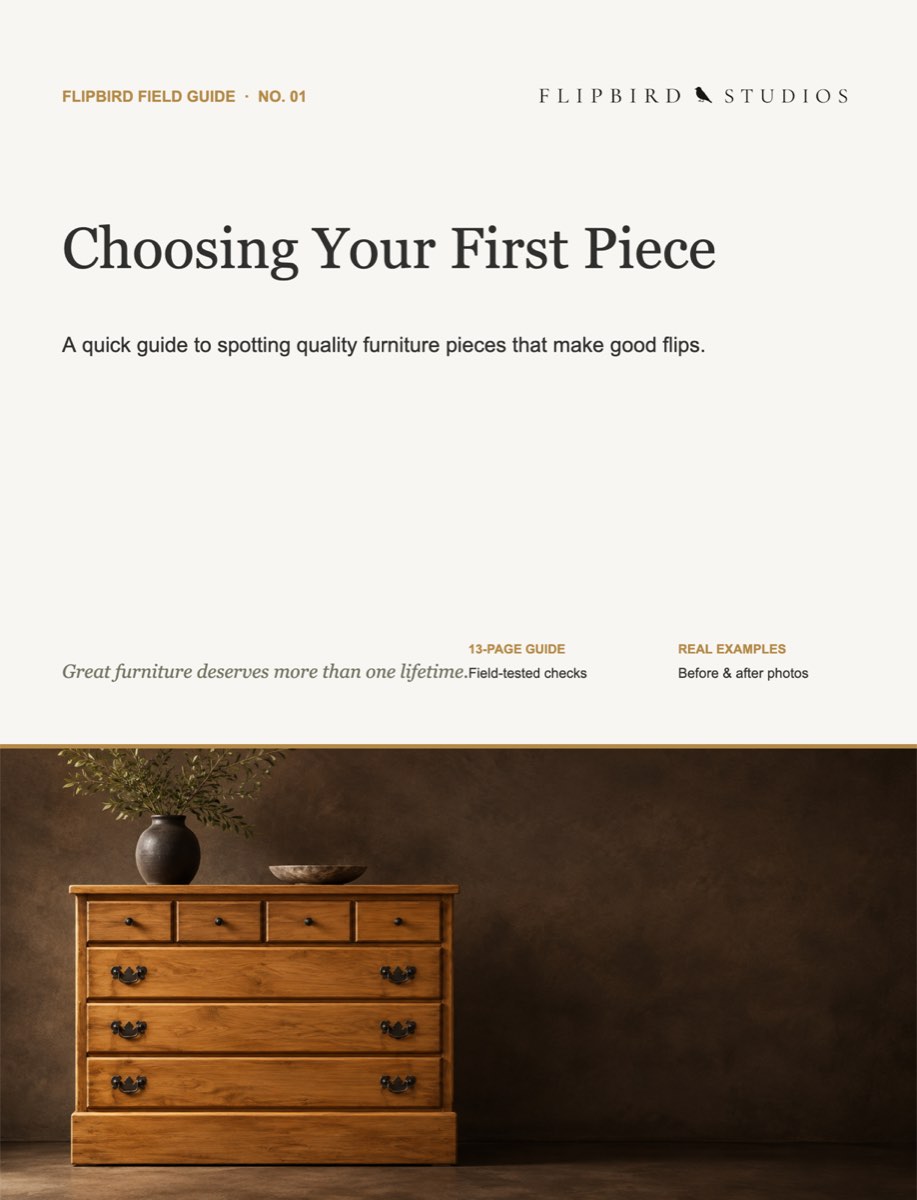 Choosing Your First Piece field guide cover