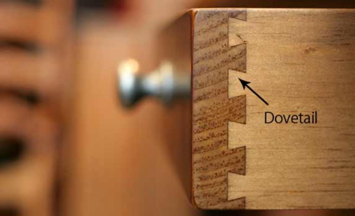 Dovetail drawer joint